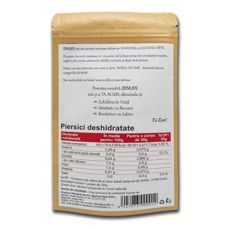 Piersici Deshidratate 30g